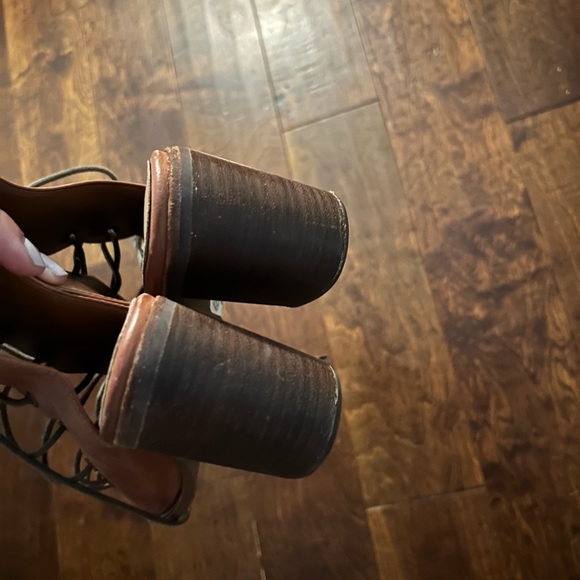 Free People x Jeffrey Campbell lace up booties - Picture 4 of 5